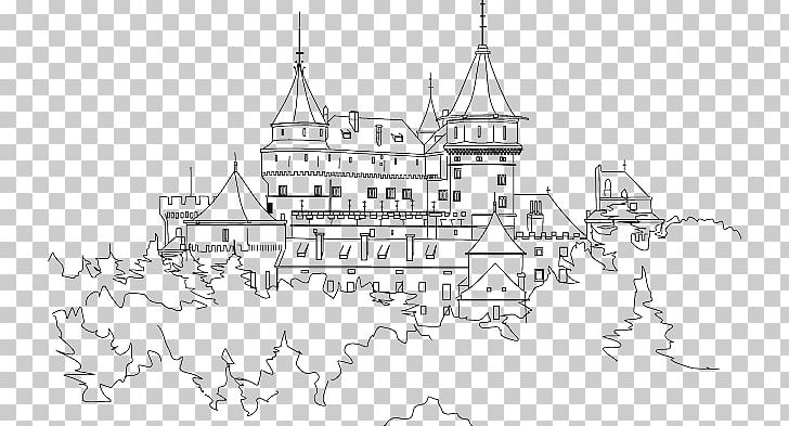 Castle Drawing Graphics PNG, Clipart, Area, Art, Artwork, Black And White, Cartoon Free PNG Download