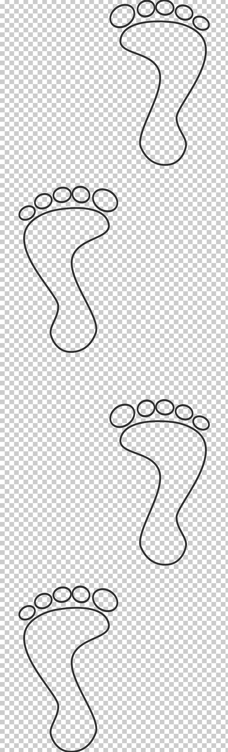 Footprint PNG, Clipart, Angle, Area, Black, Black And White, Cartoon Free PNG Download