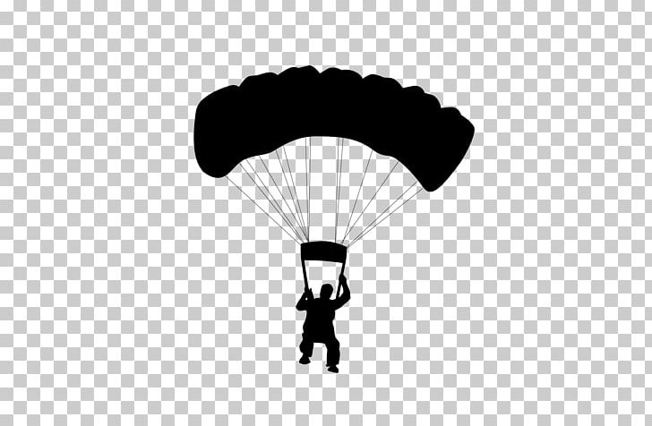 Parachuting Parachute Paratrooper Paragliding Tandem Skydiving PNG, Clipart, Air Sports, Black, Black And White, Confirmed, Incident Free PNG Download