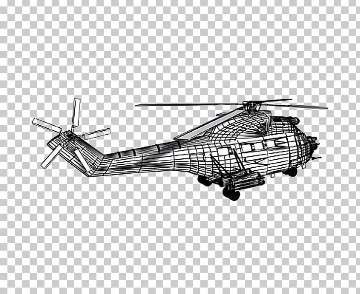 Helicopter Rotor Airplane Propeller Military Helicopter PNG, Clipart, Aircraft, Airplane, Antiaircraft Warfare, Black And White, Helicopter Free PNG Download