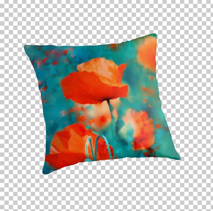 Throw Pillows Cushion Poppy Gallery Wrap PNG, Clipart, Art, Canvas, Cushion, Flower, Furniture Free PNG Download