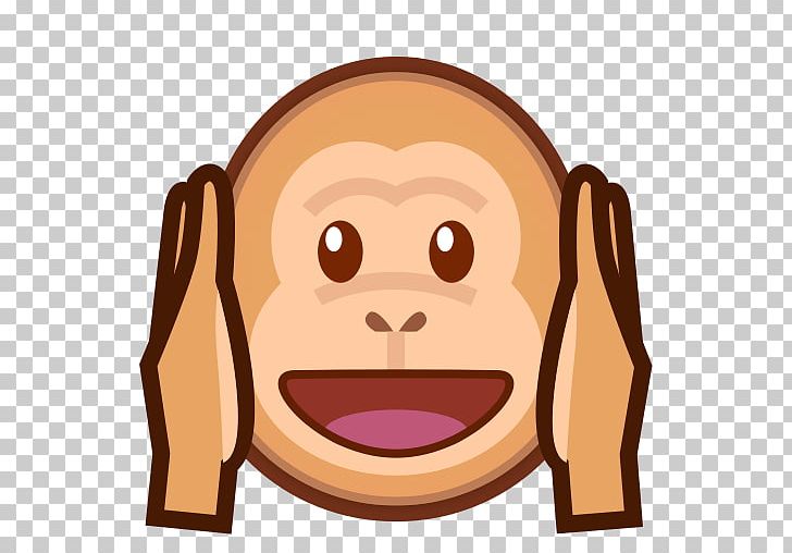 Three Wise Monkeys Emoji Emoticon PNG, Clipart, Animals, Cheek, Computer Icons, Ear, Emoji Free PNG Download