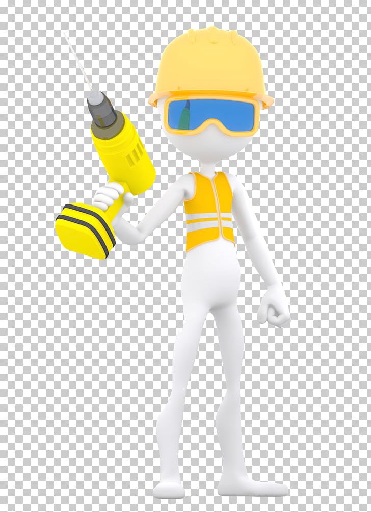 Construction Worker Laborer Drill Architectural Engineering Illustration PNG, Clipart, 3d Arrows, 3d Villain, Cartoon, Cartoon Character, Cartoon Characters Free PNG Download
