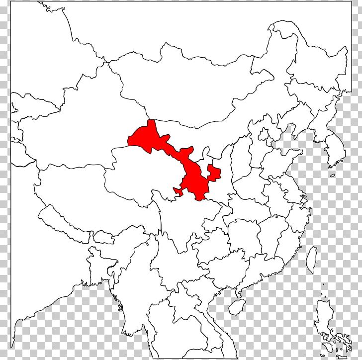 Lanzhou Gannan Tibetan Autonomous Prefecture Northwest China Blank Map PNG, Clipart, Area, Black And White, Blank Map, China, Gansu Free PNG Download