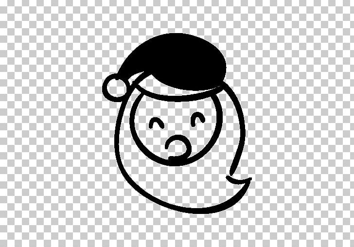 Computer Icons Santa Claus PNG, Clipart, Avatar, Black, Black And White, Christmas, Circle Free PNG Download