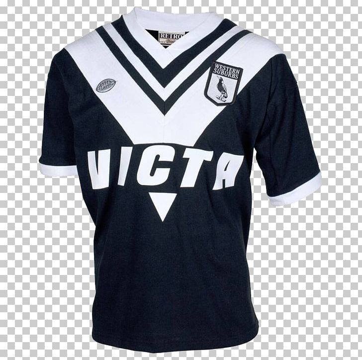 Western Suburbs Magpies Wests Tigers National Rugby League T-shirt Jersey PNG, Clipart, Active Shirt, Black, Football, Football Equipment And Supplies, Jersey Free PNG Download