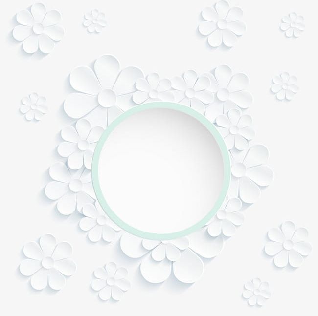 White Circle Flower PNG, Clipart, Background, Border Texture, Circle, Flower, Flower Pattern Free PNG Download