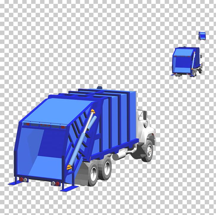 Motor Vehicle Garbage Truck Cargo PNG, Clipart, Bin Bag, Blue, Blue Abstract, Blue Background, Blue Flower Free PNG Download