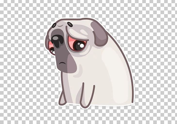 Pug Dog Breed Sticker Toy Dog Telegram PNG, Clipart, App Store, Breed, Carnivoran, Dog, Dog Breed Free PNG Download