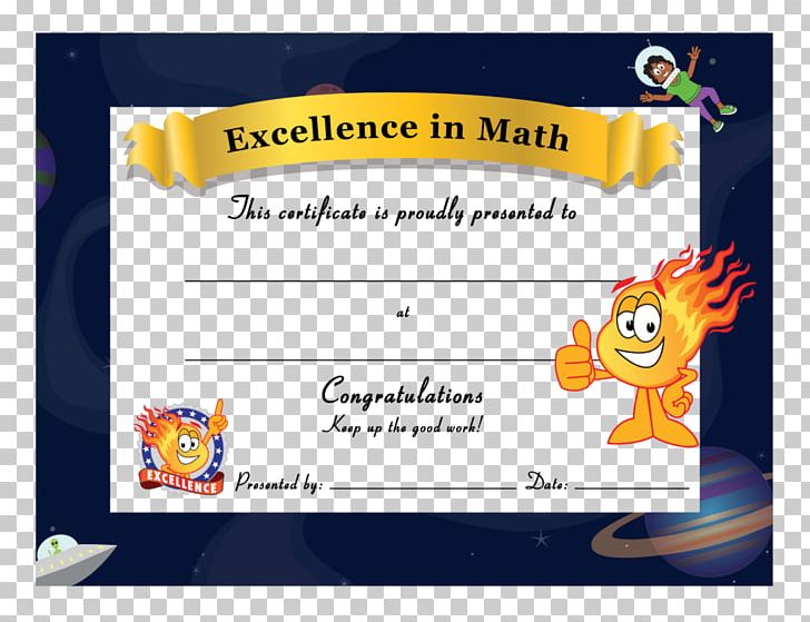Template Mathematics Certificate Math Kids Math Star Science PNG, Clipart, Academic Certificate, Advertising, Area, Brand, Classroom Free PNG Download