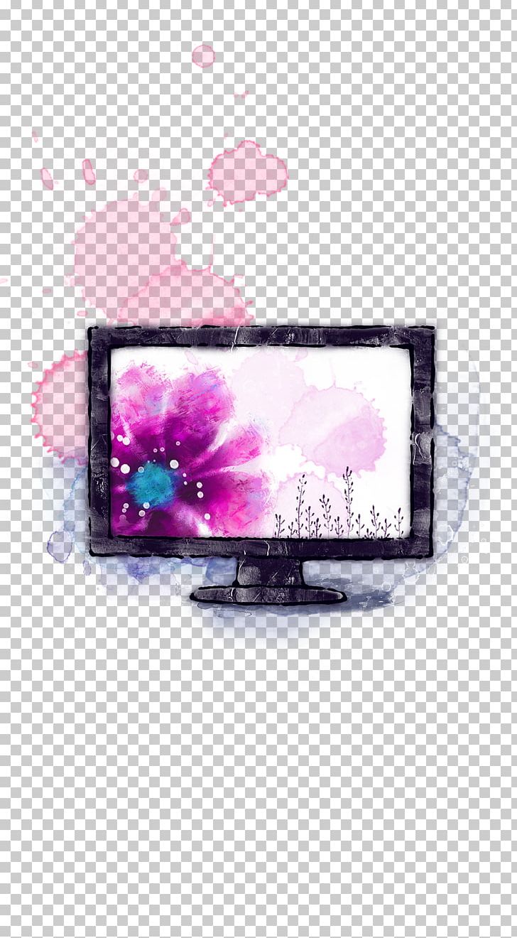 Watercolor Painting Template Television PNG, Clipart, Color Ink, Color Ink Splash, Computer Monitor, Creative, Download Free PNG Download