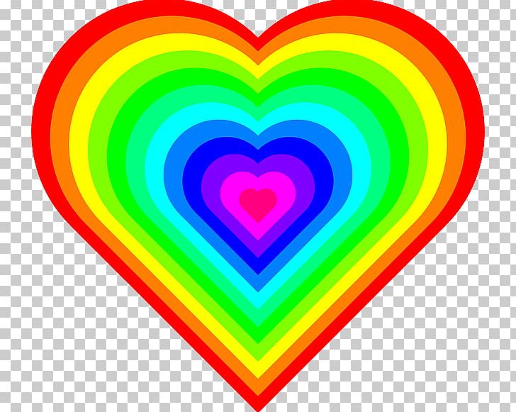 Rainbow Heart Color PNG, Clipart, Animation, Circle, Clip Art, Color, Desktop Wallpaper Free PNG Download