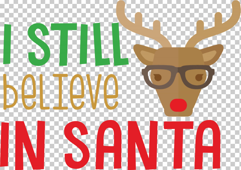 Believe In Santa Santa Christmas PNG, Clipart, Believe In Santa, Cartoon, Christmas, Deer, Eyewear Free PNG Download