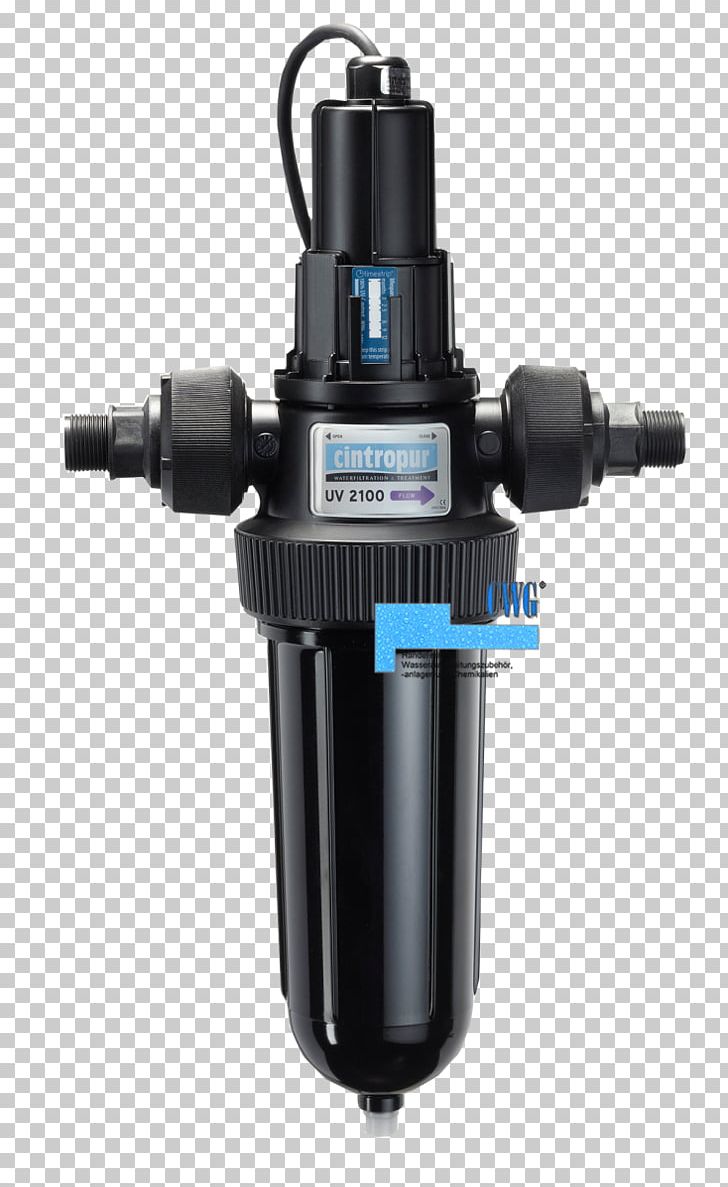 Water Filter Light Ultraviolet Germicidal Irradiation Photographic Filter PNG, Clipart, Angle, Bacteria, Cylinder, Filter, Hardware Free PNG Download