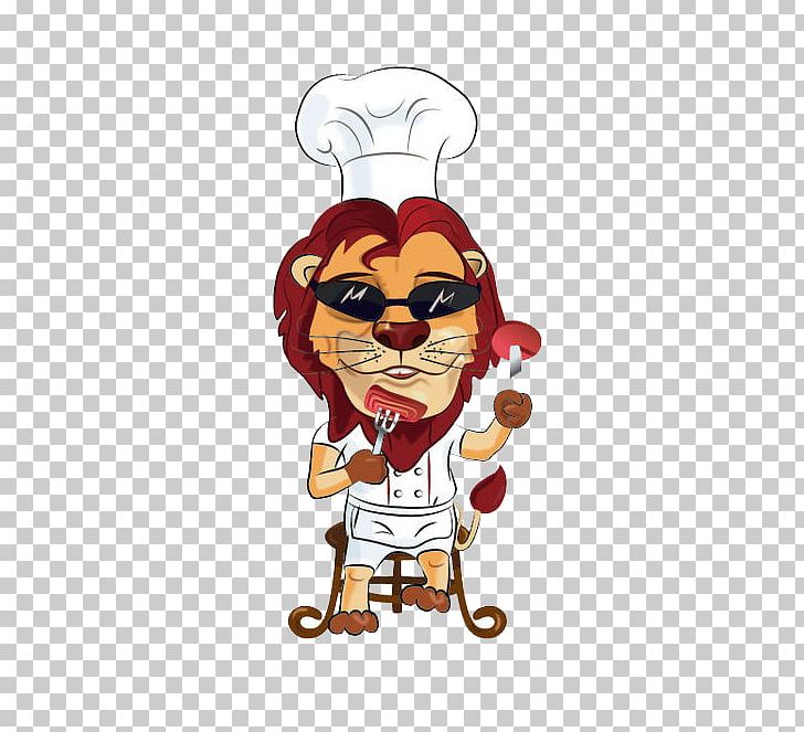 Lion Cartoon Cook Illustration PNG, Clipart, Animal, Animals, Art, Care, Cartoon Free PNG Download