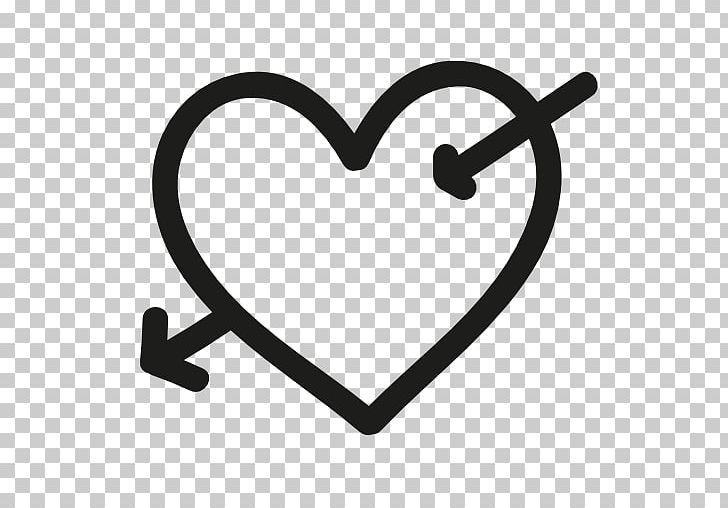 Cupid Heart Computer Icons Symbol PNG, Clipart, Angle, Arrow, Black And White, Body Jewelry, Computer Icons Free PNG Download