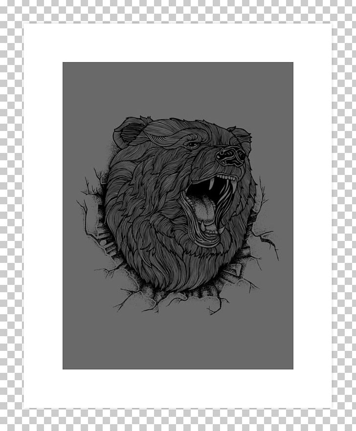 Drawing Stippling Art TeePublic PNG, Clipart, Angry, Angry Bear, Animal, Art, Bear Free PNG Download