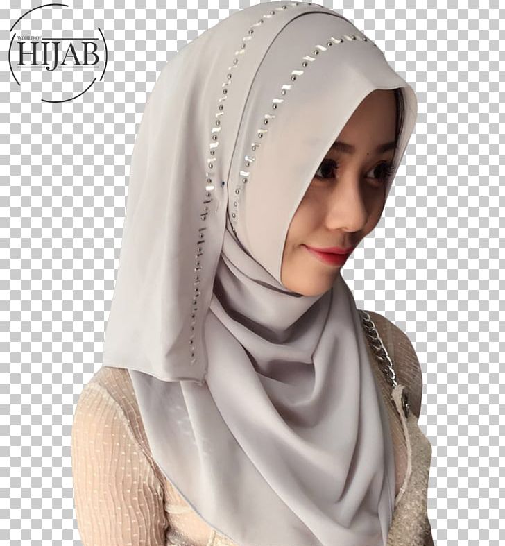 Headscarf Hijab Muslim Turban PNG, Clipart, Beige, Chiffon, Clothing, Foulard, Hat Free PNG Download