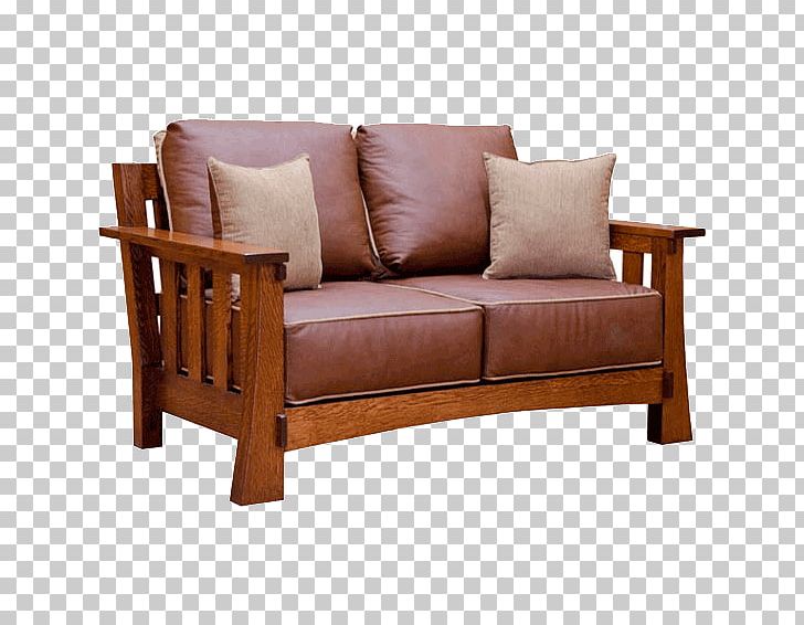 Loveseat Mission Style Furniture Sofa Bed Table Chair PNG, Clipart, Angle, Bed, Bed Frame, Bedroom, Chair Free PNG Download