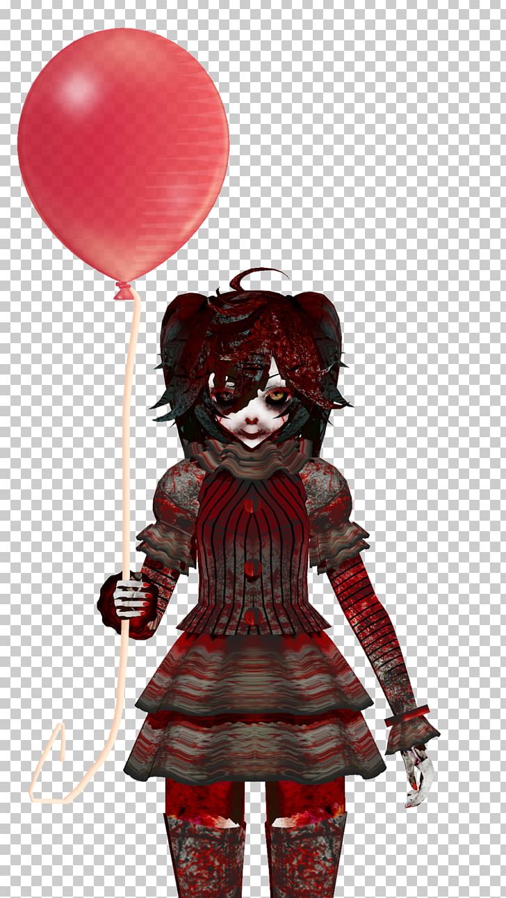 It Hatsune Miku Evil Clown MikuMikuDance PNG, Clipart, Balloon, Balloon Model, Character, Chibi, Circus Free PNG Download