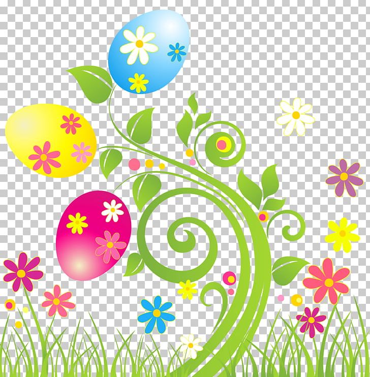 Easter Bunny Flower Easter Egg PNG, Clipart, Area, Art, Border, Branch, Circle Free PNG Download