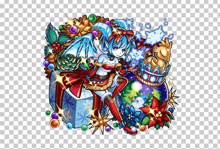 Monster Strike Christmas Santa Claus Character Lucifer PNG, Clipart, Art, Character, Christmas, Fictional Character, Flower Free PNG Download