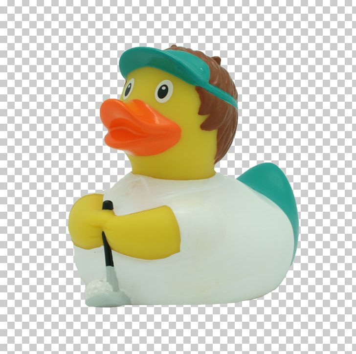 Rubber Duck Golfer Toy PNG, Clipart, Animals, Bathing, Bathroom, Beak, Bird Free PNG Download