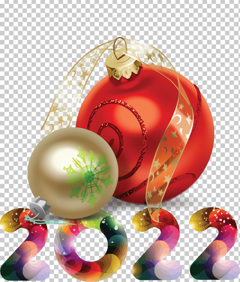 2022 Happy New Year Happy 2022 New Year 2022 PNG, Clipart, Bauble, Christmas Day, Christmas Decoration, Decoration, Holiday Ornament Free PNG Download