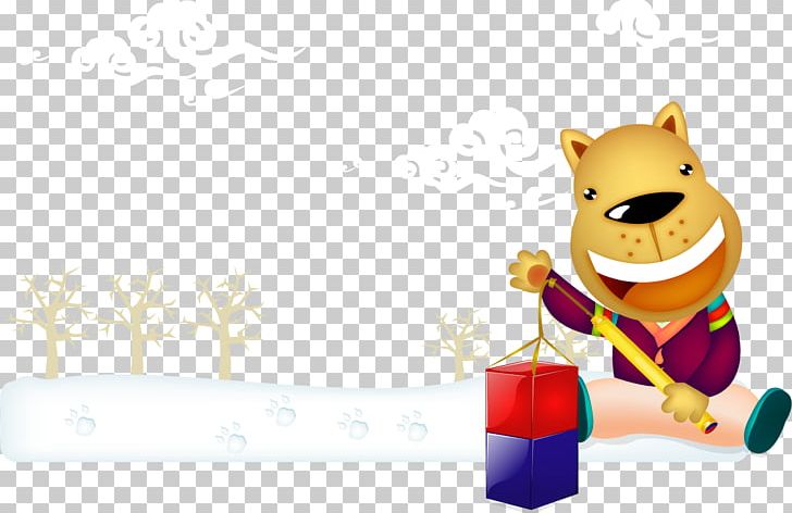 Dog Cartoon Chinese New Year Illustration PNG, Clipart, Adobe Illustrator, Animals, Cartoon, Cartoon Character, Cartoon Eyes Free PNG Download