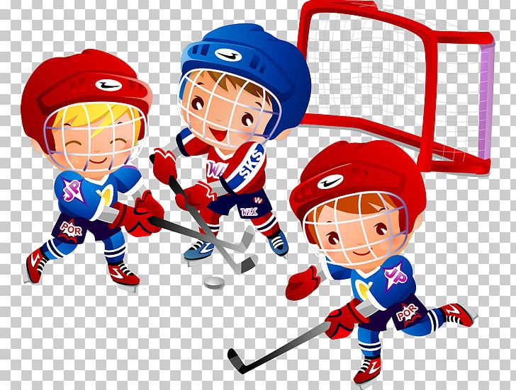 Ice Hockey Cartoon PNG, Clipart, Area, Ball, Boy, Child, Children Free PNG Download