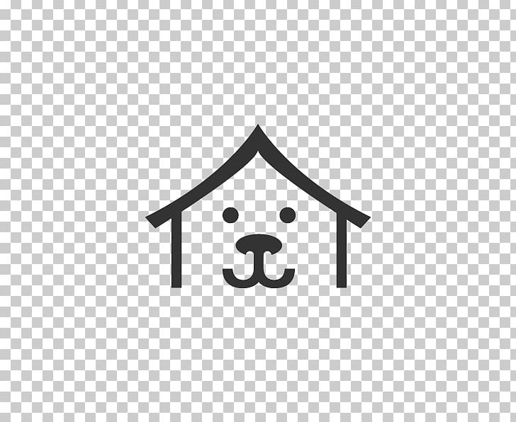 Dog Houses Logo Cat Pet PNG, Clipart, Angle, Animals, Area, Black And White, Cat Free PNG Download