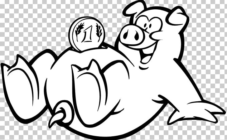 Domestic Pig Wealth PNG, Clipart, Animals, Bank, Black, Carnivoran, Cartoon Free PNG Download