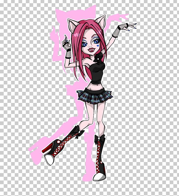 Draculaura OOAK Doll Monster High PNG, Clipart, Anime, Art, Barbie, Brown Hair, Character Free PNG Download