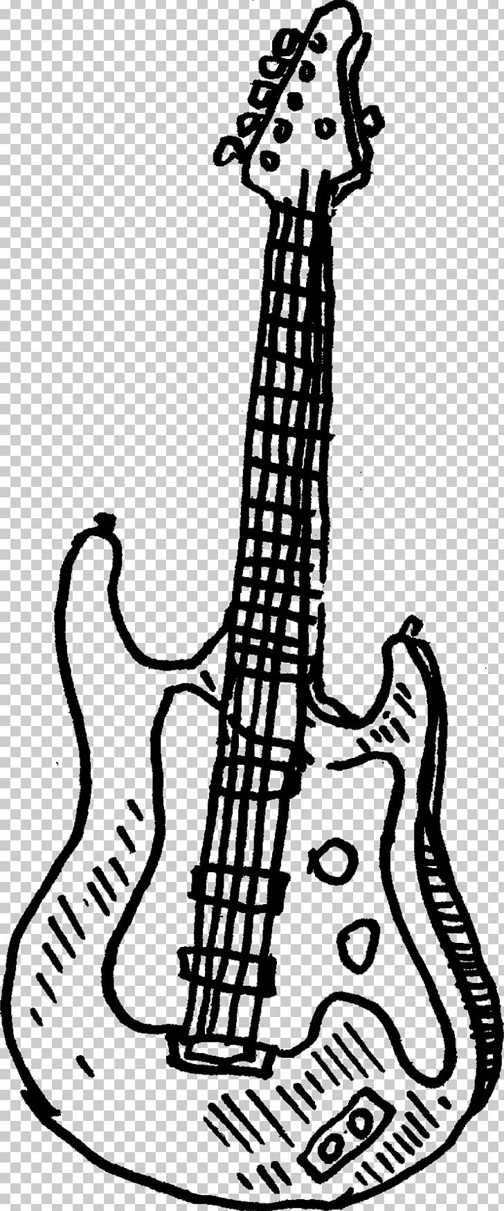 Electric Guitar String Instruments PNG, Clipart, Art, Black And White, Clip, Coloring Book, Com Free PNG Download