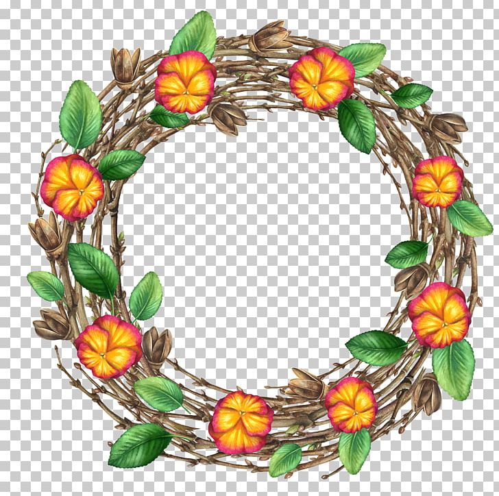 Wreath Floral Design Flower PNG, Clipart, Blue, Branch, Branches, Decor, Designer Free PNG Download