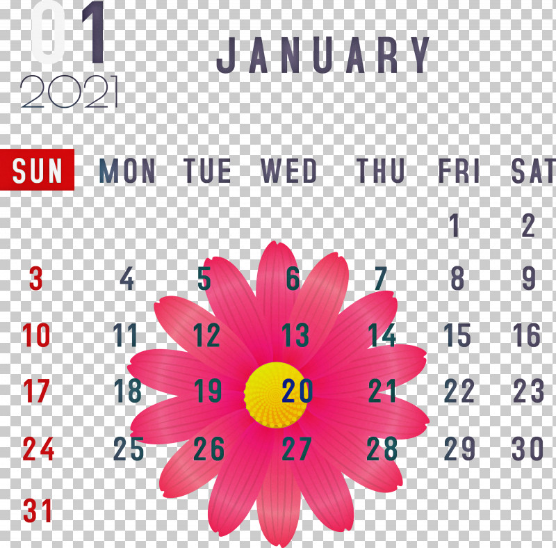 January January 2021 Printable Calendars January Calendar PNG, Clipart, Calendar System, Flower, Google Nexus, January, January Calendar Free PNG Download