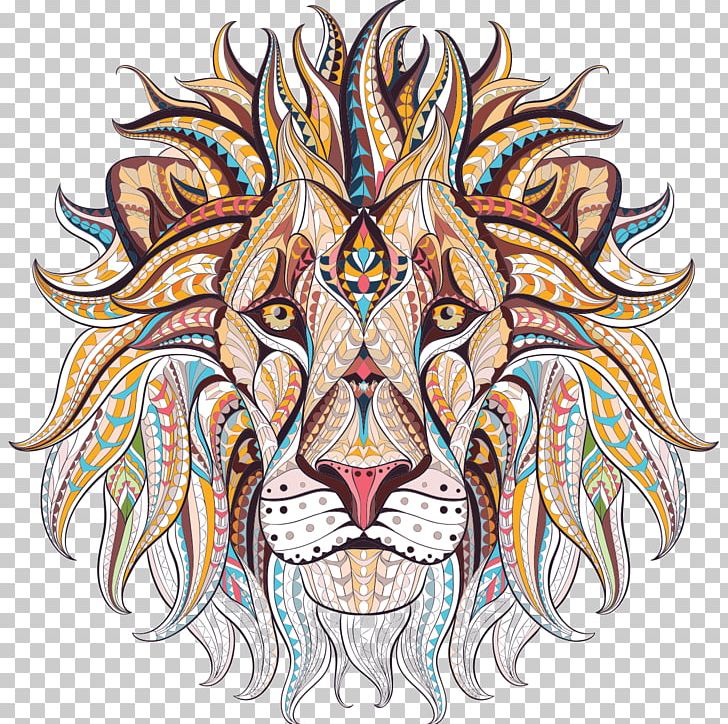 Lion Adult Coloring Book: Stress Relieving Patterns Adult Coloring Book: Stress Relieving Animal Designs PNG, Clipart, Adult, Animal, Animals, Art, Artwork Free PNG Download