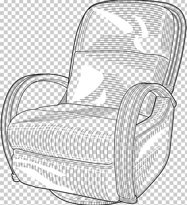 Recliner Eames Lounge Chair Couch PNG, Clipart, Angle, Area, Black And White, Car Seat Cover, Chair Free PNG Download