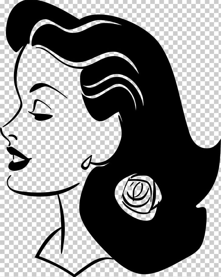 Computer Icons Woman Desktop PNG, Clipart, Art, Artwork, Black, Black And White, Comic Book Free PNG Download