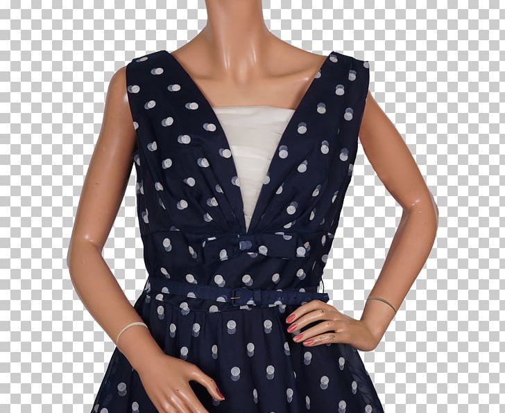 Polka Dot Cocktail Dress Cobalt Blue PNG, Clipart,  Free PNG Download