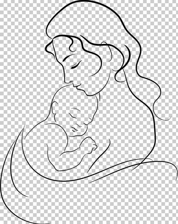 Mother Baby Sketch Vector Images over 4700