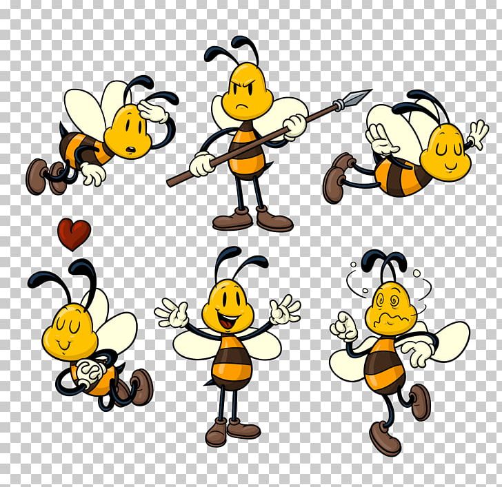 Bee Cartoon Stock Illustration Illustration PNG, Clipart, Beak, Beehive, Bee Hive, Bee Honey, Bee Pollen Free PNG Download
