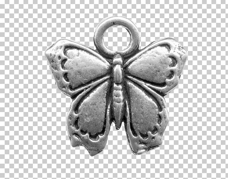 Locket Silver PNG, Clipart, Black And White, Butterfly, Butterfly Composition, Insect, Invertebrate Free PNG Download