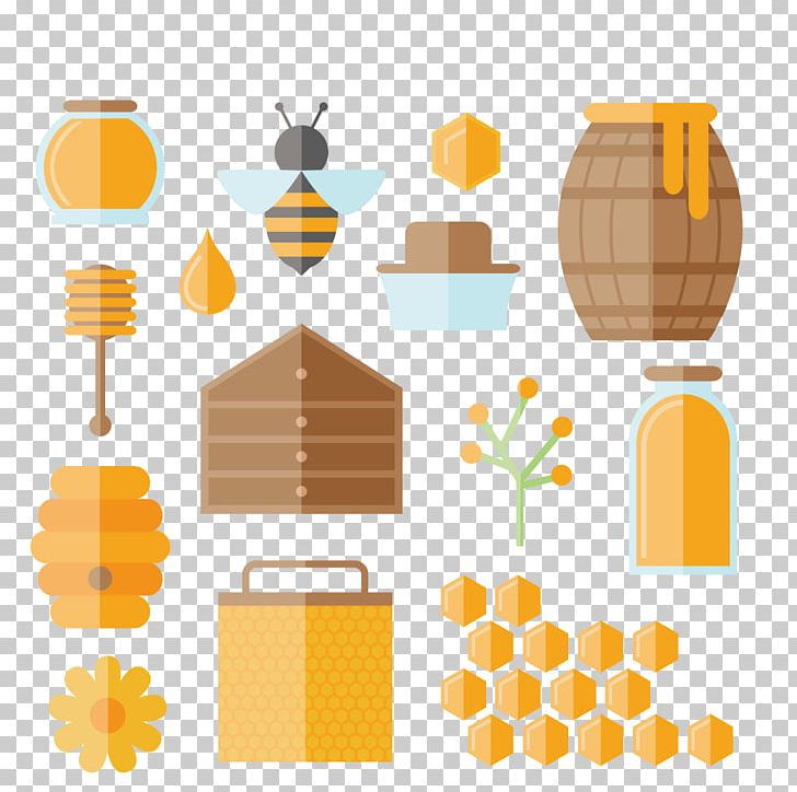 Honey Bee Honey Bee Beehive Icon PNG, Clipart, Animal, Bee, Decorative Elements, Design Element, Elements Free PNG Download