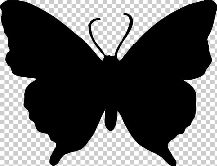 Butterfly Silhouette PNG, Clipart, Aglais Io, Arthropod, Black, Black And White, Brush Footed Butterfly Free PNG Download