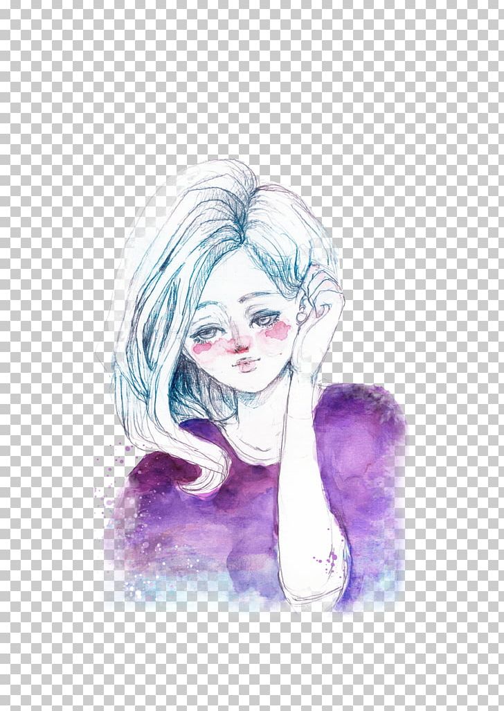 Watercolor Painting Drawing Art Sketch PNG, Clipart, Beauty, Color, Computer Wallpaper, Cosmetics, Drawing Free PNG Download