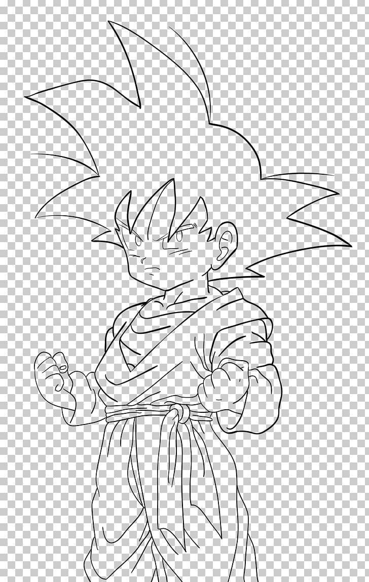 kid goten coloring pages