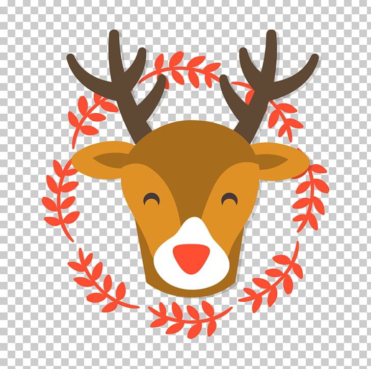 Rudolph Santa Claus Reindeer Christmas PNG, Clipart, Animal, Antler,  Background Vector, Cartoon, Christmas Card Free PNG