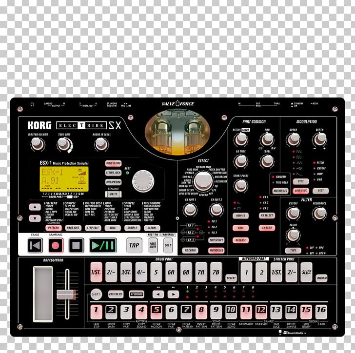 Electribe Korg Sampler Groovebox Sound Synthesizers PNG, Clipart, Arpeggiator, Audio Equipment, Audio Receiver, Disc Jockey, Drum Machine Free PNG Download