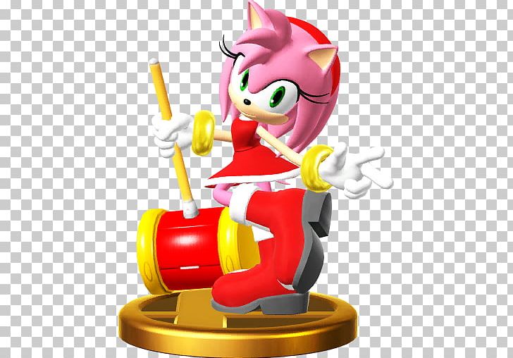 Amy Rose Super Smash Bros. For Nintendo 3DS And Wii U Sonic Advance Sonic The Fighters Sonic Adventure PNG, Clipart, Amiibo, Cartoon, Comp, Figurine, Others Free PNG Download
